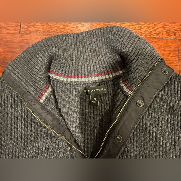 Banana Republic Dark Grey Knit Sweater - Picture 2 of 4